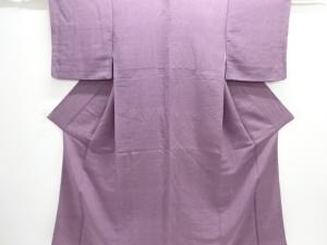 縮緬地　鮫小紋着物